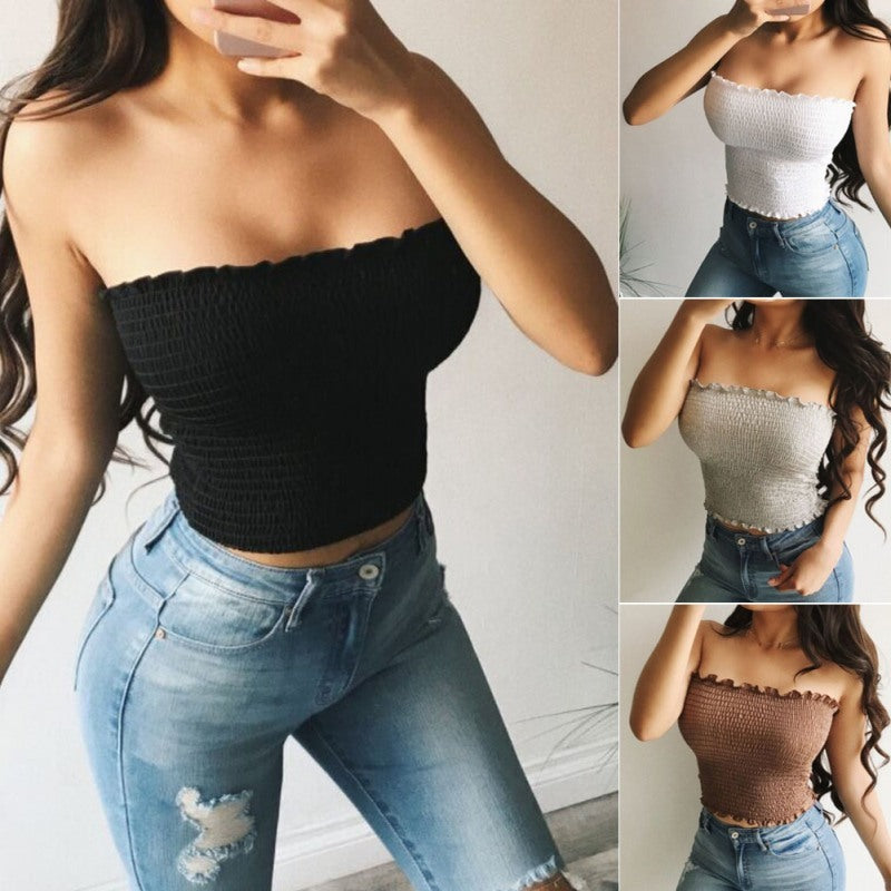 Haut Bustier Smocké – Simple & Sexy