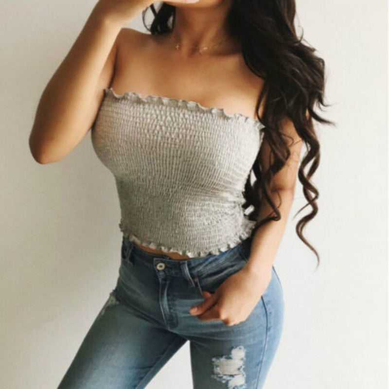 Haut Bustier Smocké – Simple & Sexy