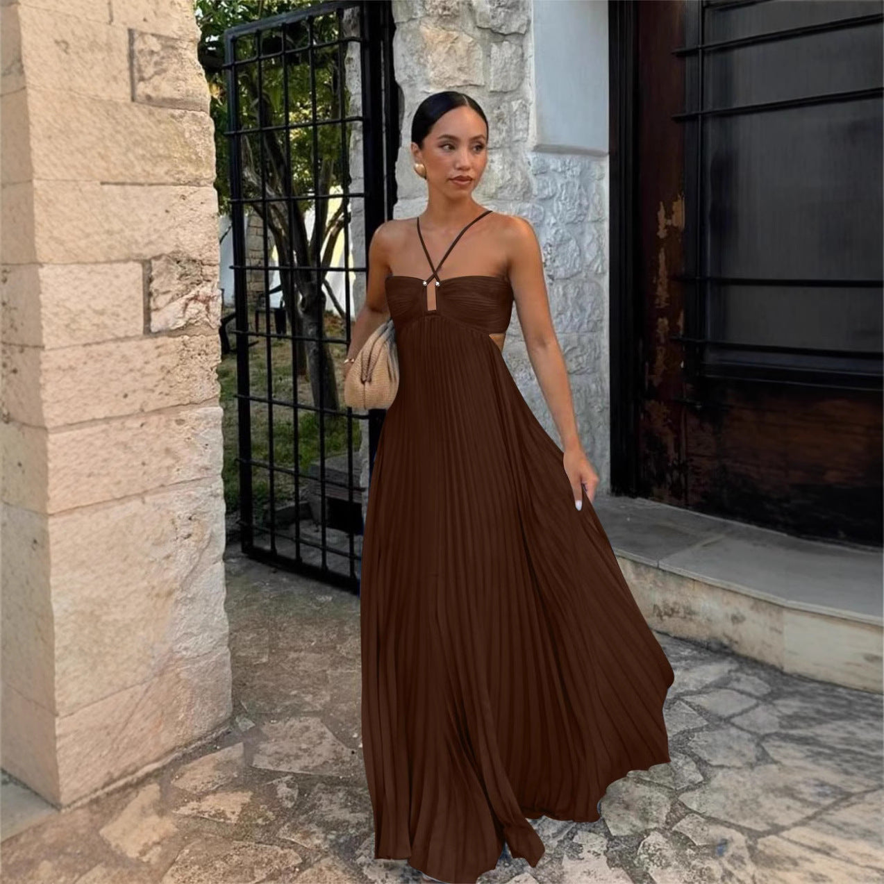 Robe Longue Sans Manches