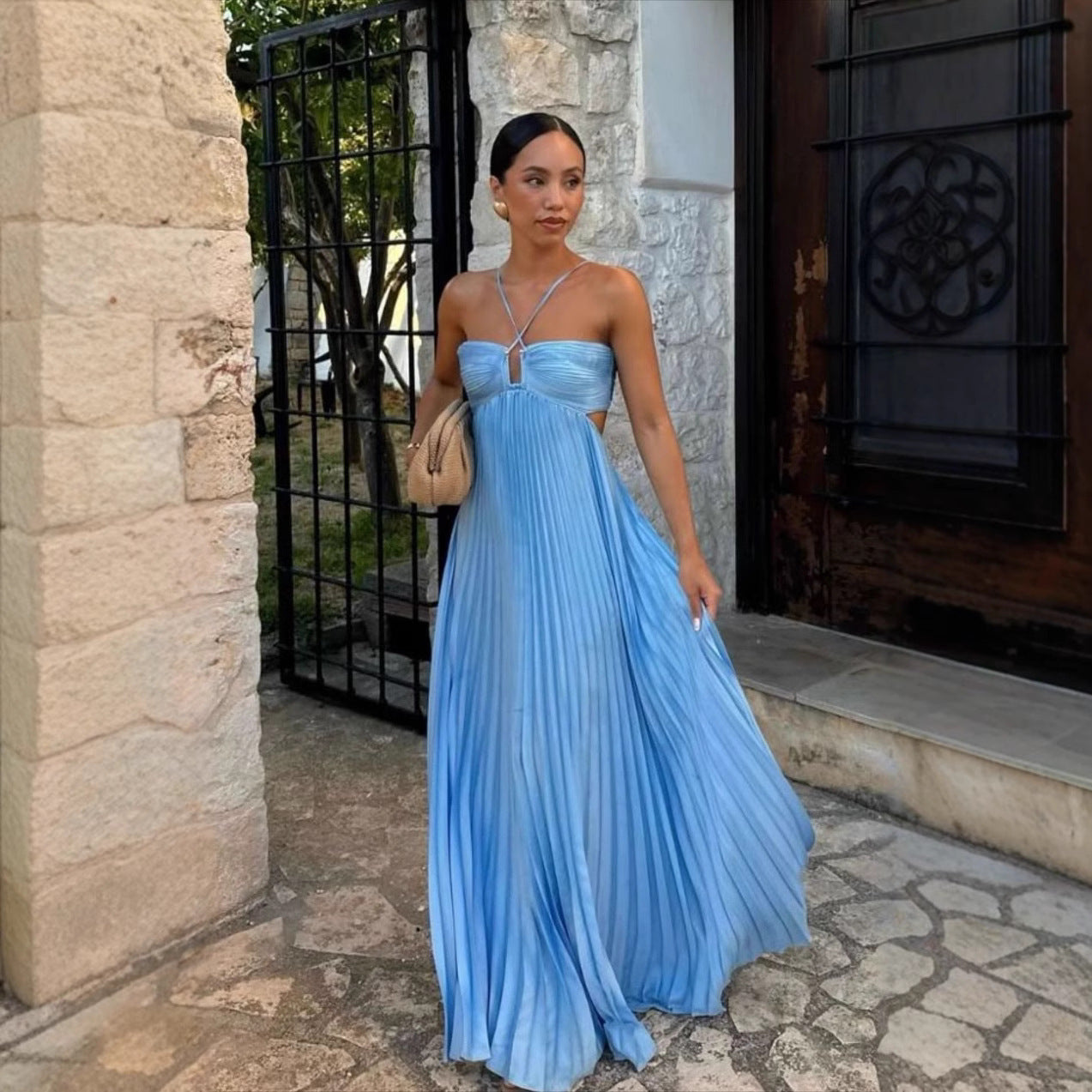 Robe Longue Sans Manches