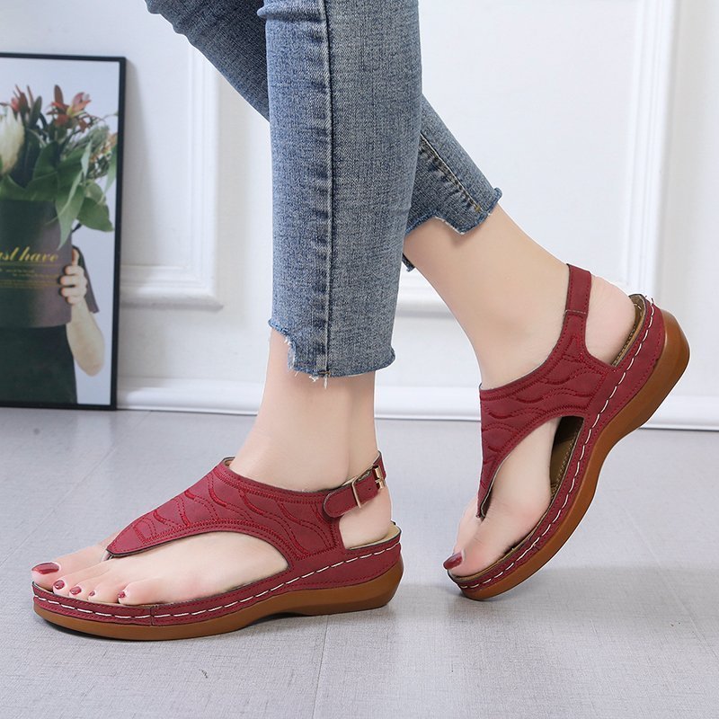 Sandales Compensées Casual Femme – Confort et Élégance au Quotidien
