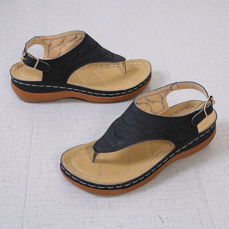 Sandales Compensées Casual Femme – Confort et Élégance au Quotidien