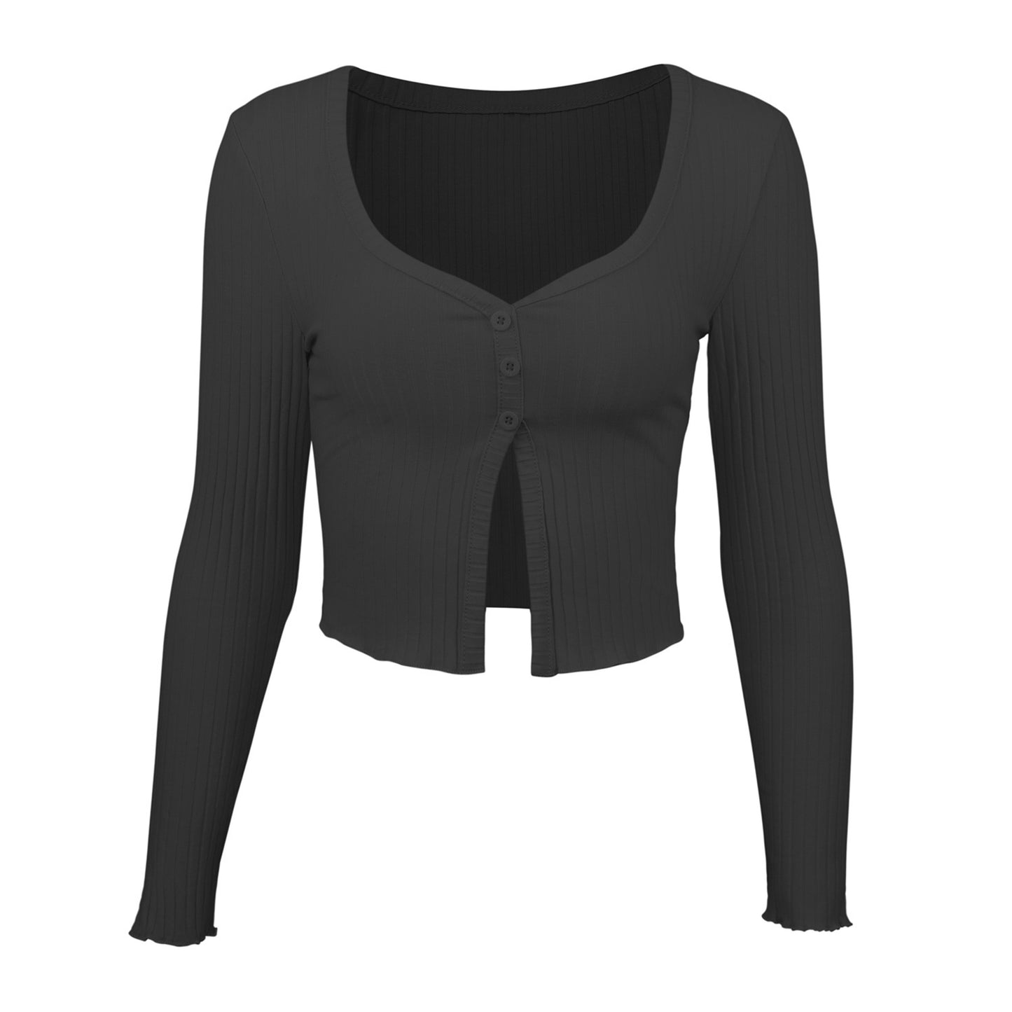Cardigan Court Boutonné – Élégance Décontractée