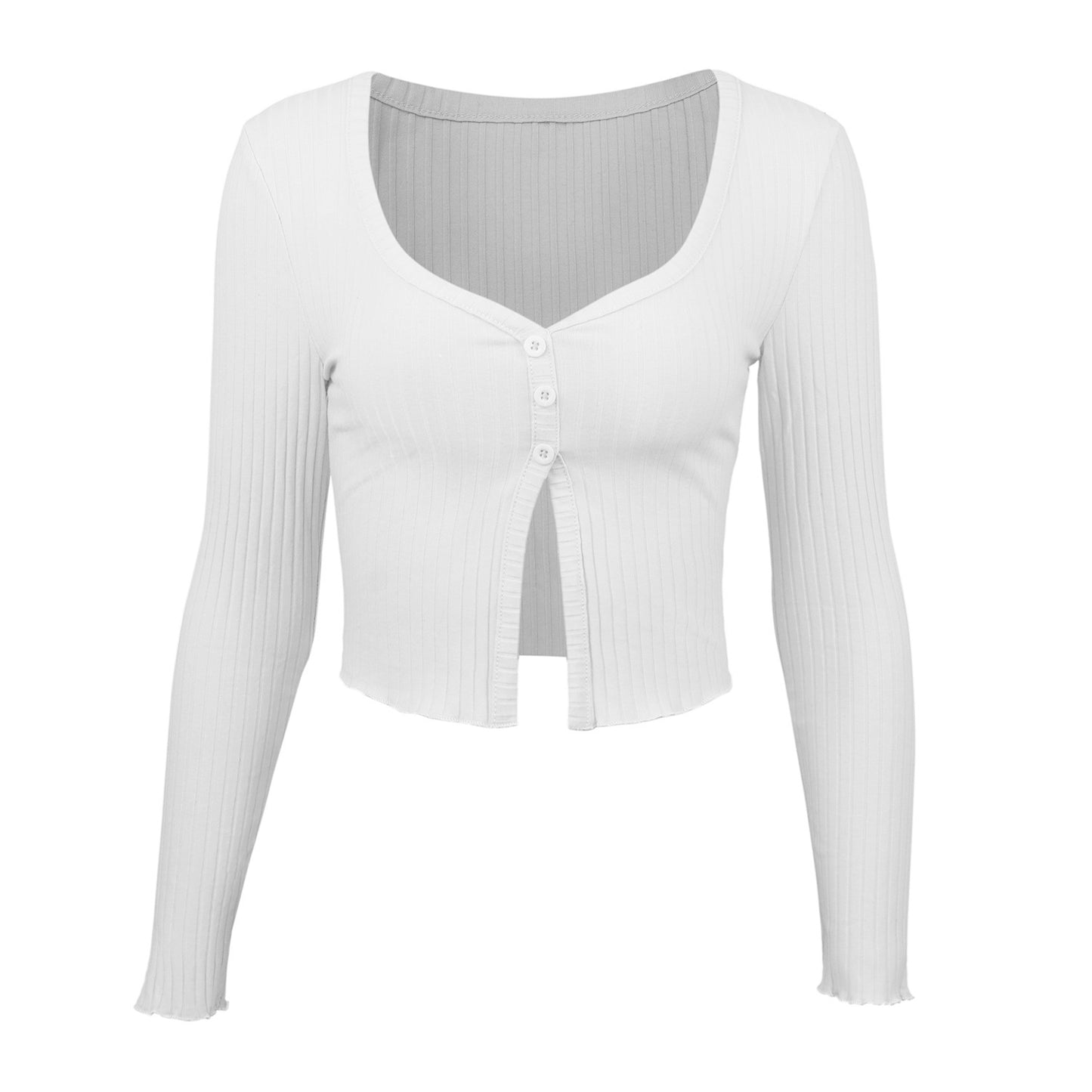 Cardigan Court Boutonné – Élégance Décontractée