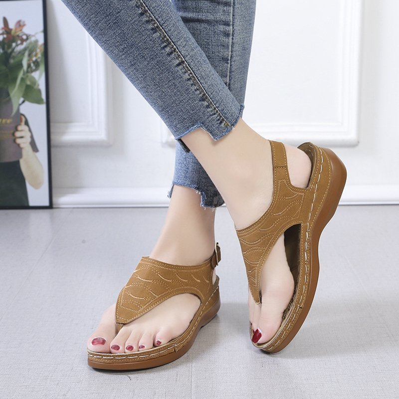 Sandales Compensées Casual Femme – Confort et Élégance au Quotidien