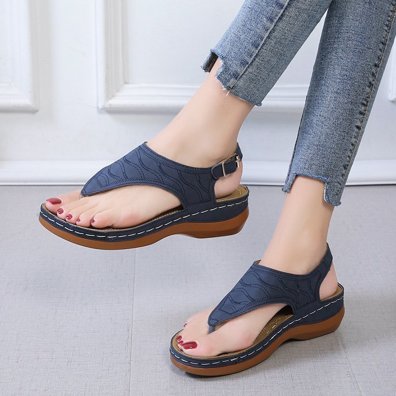 Sandales Compensées Casual Femme – Confort et Élégance au Quotidien