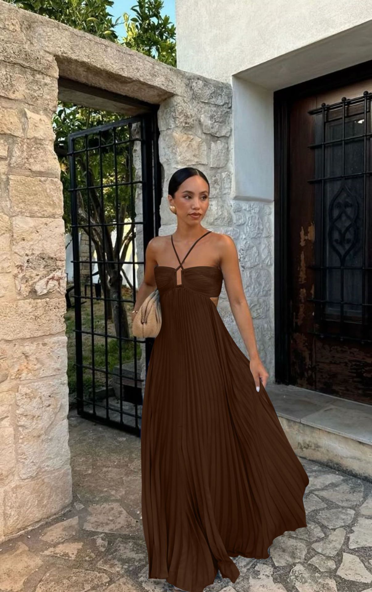 Robe Longue Sans Manches