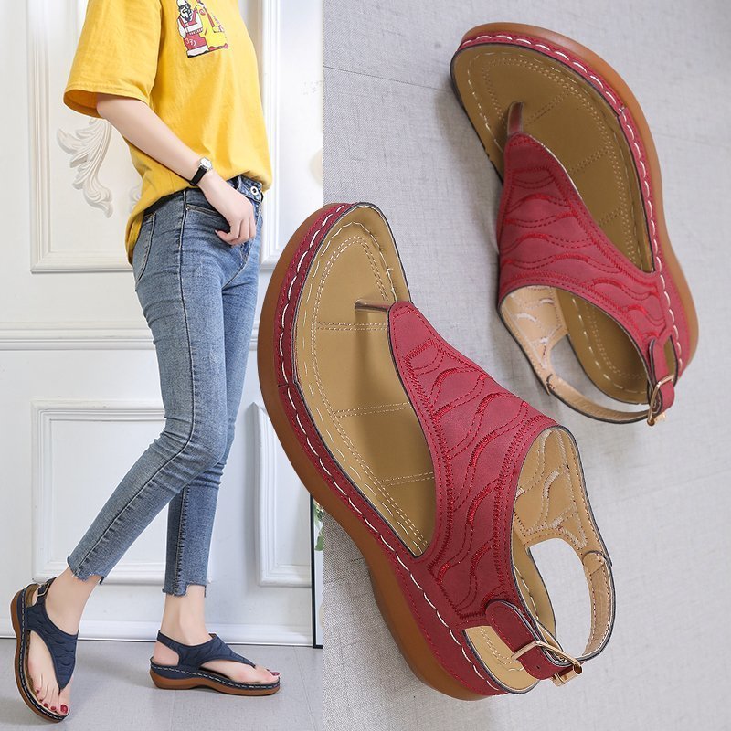 Sandales Compensées Casual Femme – Confort et Élégance au Quotidien