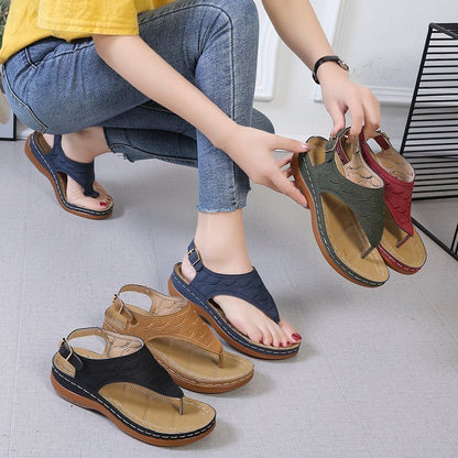 Sandales Compensées Casual Femme – Confort et Élégance au Quotidien